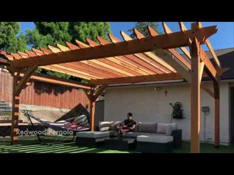 Redwood Pergola Time Lapse