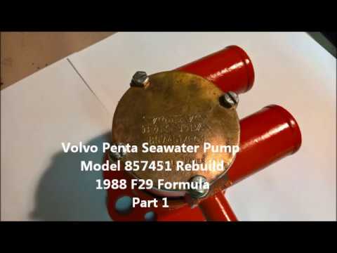Rebuilding Volvo Penta 857451 Seawater Pump