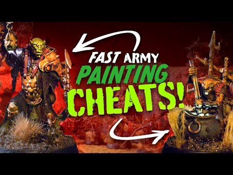 I CHEATED to paint my Age of Sigmar Orruk Army in 1 Day! - Here's how...