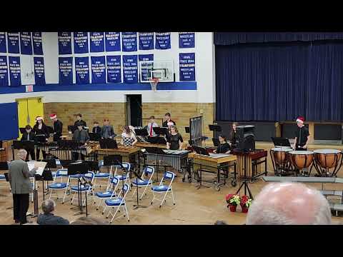 Don Bosco Band: 2022 Christmas Concert  Perc Ensemble - Visions of Sugar Plums are. Chris Crockarell