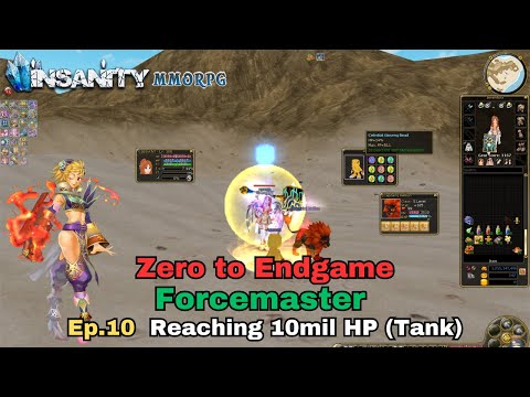 Insanity FlyFF - ZTE Forcemaster Series Ep.10 - Reaching 10mil HP!