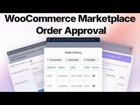 Woocommerce Multi Vendor - Order Approval