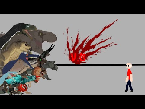 Dinosaurs V.S Humans ( Dc2 Animation )