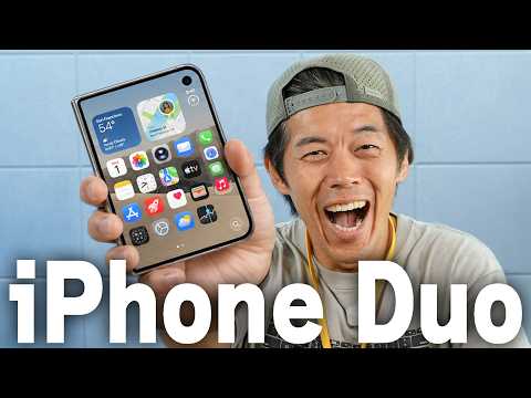 【先行レビュー】iPhone Duoキタ！Apple初の折りたたみスマホ！