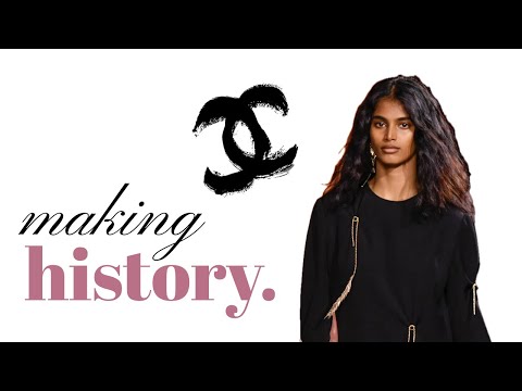 Meet Bhavitha, Chanel's First Indian Model to open a show | Chanel Métiers D'Art Collection