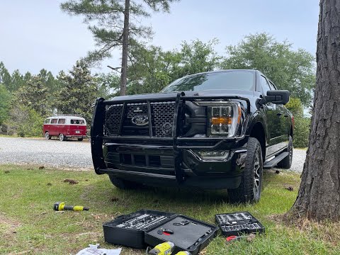 Ranch Hand Legend Install on 2022 F150 Powerboost 4x4 with front camera