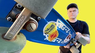 New School Skater Shreds Old School Skate Tricks!