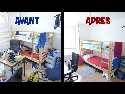COMMENT RANGER SA CHAMBRE EN 2SEC