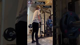 モデル TikToker 羽柴なつみ (@na0912mi) ジム トレーニング動画 #shorts