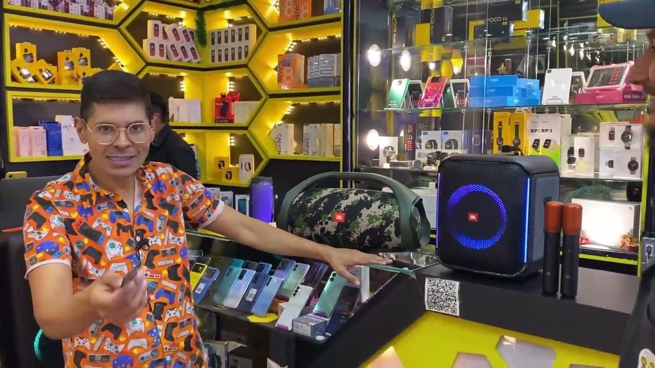 Caixa de som JBL e muito mais aqui na Galeria Pagé Brás