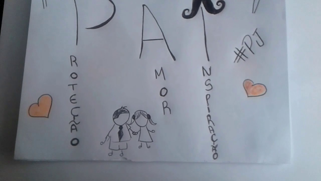 Feliz dia dos pais -Plaquinhas