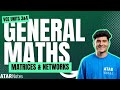 VCE General Maths 3 4 Matrices Networks July Lecture 2025