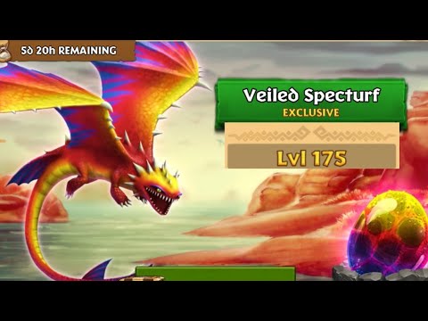 VEILED SPECTURF MAX LEVEL 175 TITAN MODE - New Exclusive Sand Wraith - Dragons: Rise of Berk