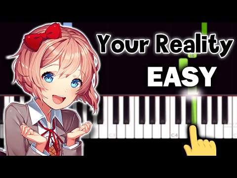 Doki Doki Literature Club! - Your Reality - EASY Piano tutorial