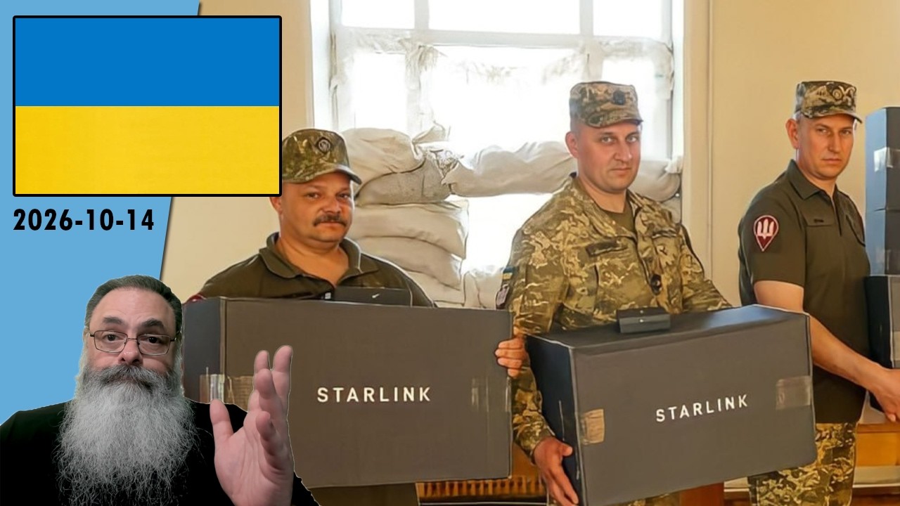#Ucrânia 2026-10-14: STARLINK restringe ACESSO UCRANIANO facilitando ATAQUES RUSSOS contra KYIV