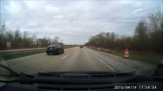 preview picture of video 'Indiana I-69 Highway 37 Section 5 North-bound 4/14/2015'
