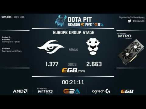 Team Liquid vs. FlipSid3 Tactics | G2A.COM Dota Pit Season 5 Europe Group