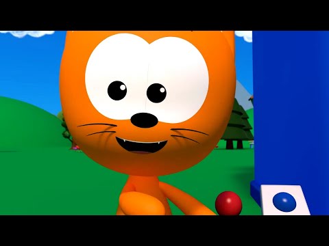 Kitty's Games - Magic garage and colored balls - premiere on the channel