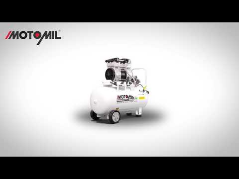 Motocompressor de Ar Isento de Óleo 8 Pés/min 50L 2HP 220V MOTOMIL-37813.5 - Vídeo