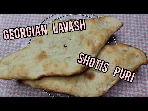 We easy bake real Georgian bread Shotis-Puri at home 😋