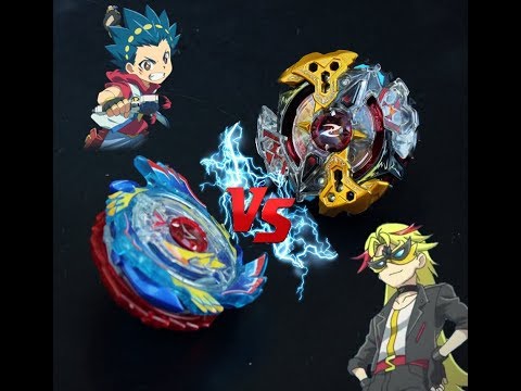 神様 Valkyrie .6v.Rb Vs. Galaxy Zeus 4m.Pl - Burst BeyBattle