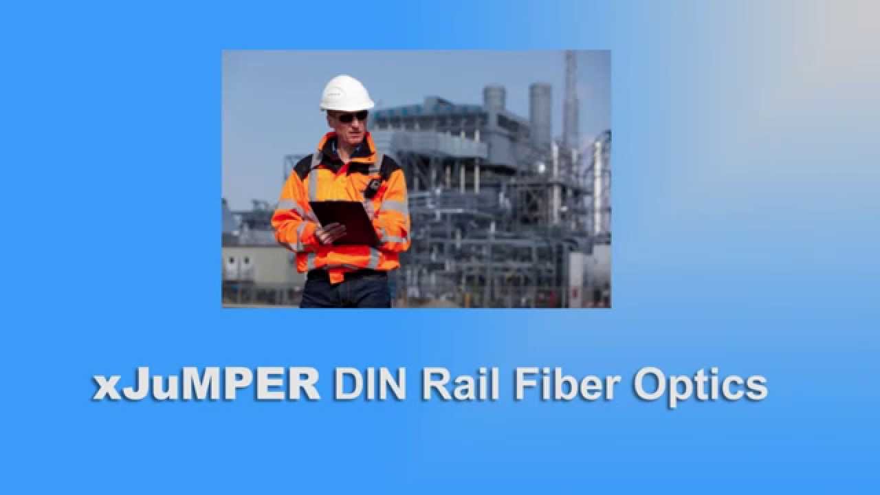 xJuMPER | DIN rail mounted fiber optic patch panel