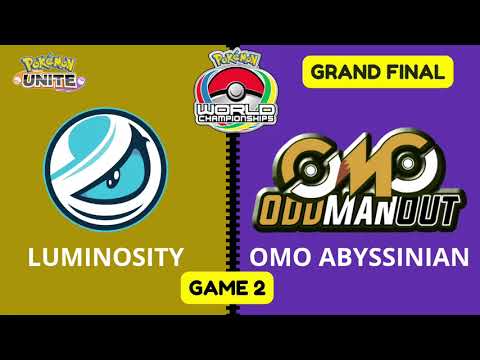 OMO Abyssinian VS Luminosity World Championships Grand Finals 2023 - Game 2 | Pokemon Unite