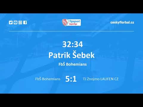 Highlights - 18. kolo: FbŠ Bohemians vs. TJ Znojmo 10:4