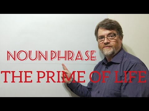 English tutor Nick P Noun Phrase (176) The Prime of Life