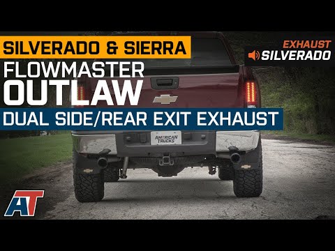 2009-2013 Silverado & Sierra Flowmaster Outlaw Dual Exhaust System; Side/Rear Exit Review & Install
