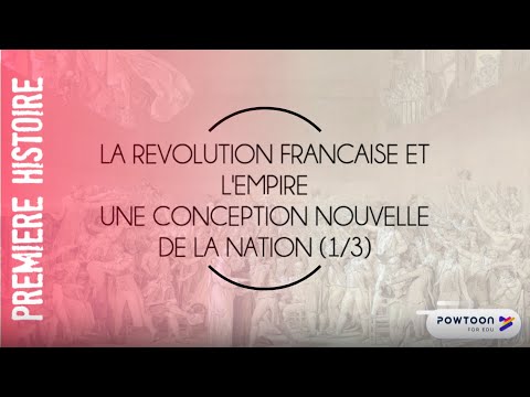 PREMIERE La Révolution Française et l'Empire, une conception nouvelle de la Nation 1/3