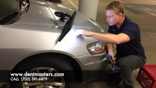 preview picture of video 'How to remove a dent in a Honda Accord fender, Bethesda, MD'