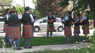 preview picture of video 'London Firefighters Class 5 Pipe Band, Kincardine Scottish Festival 2012'
