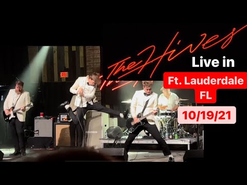 THE HIVES Live In Fort Lauderdale, FL 10/19/21 - Concert 4K HDR Video