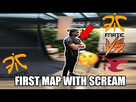CS:GO - FNATIC FIRST MATCH WITH SCREAM AS STAND-IN [ENG]