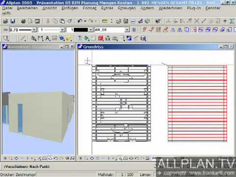 ALLPLAN.TV - CAD DESIGN - Allplan Dach und Wand automatische Hoehenanpassung