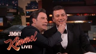 John Travolta Explains Idina Menzel Moment