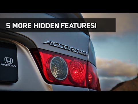 5 MORE Hidden Features of the Accord Euro/TSX