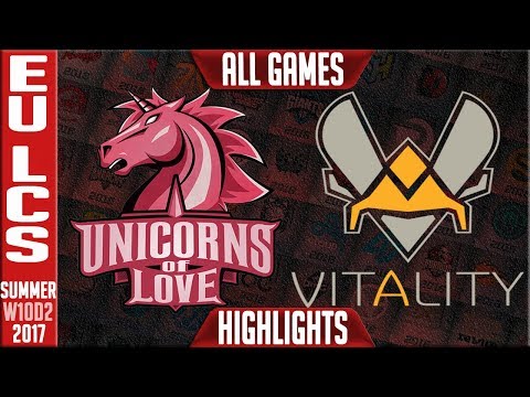 Unicorns of Love vs Vitality Highlights ALL GAMES Week 10 EU LCS Summer 2017 UOL vs VIT