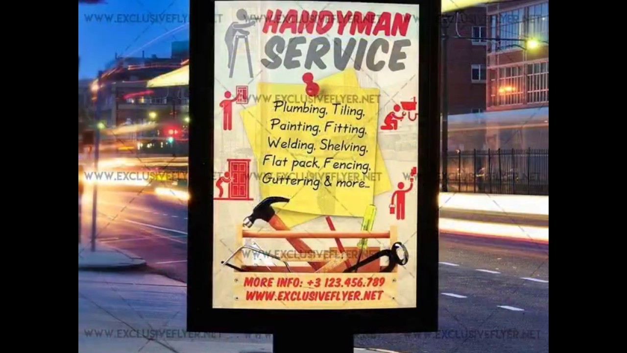 Handyman Service - Premium A5 Flyer Template