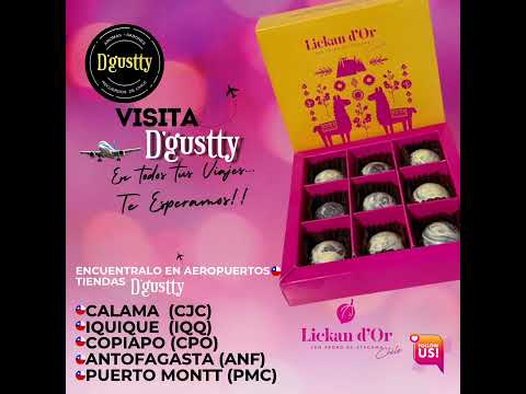 VISITA D'GUSTTY EN •CALAMA•IQUIQUE•COPIAPO •ANTOFAGASTA•PUERTO MONTT@dgustty_ www.dgustty.cl