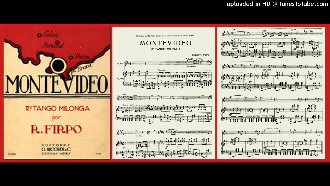 Montevideo - Orquesta Roberto Firpo - 1916