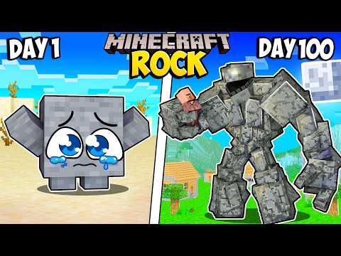 100 Day Rock Survival Challenge - INSANE!