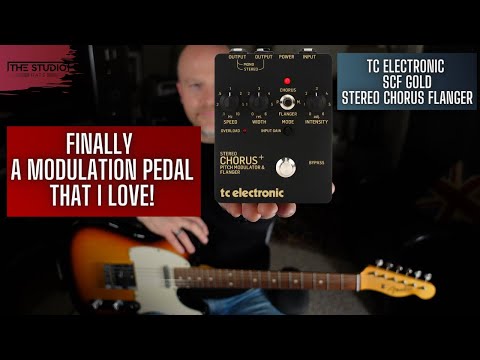 TC Electronic SCF Gold Stereo Chorus + Pitch Modulator & Flanger Reissue 2022 - Present - Black image 8