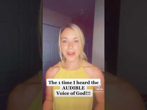 The time I heard the audible voice of God. #christianmessages