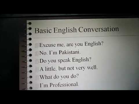 Basic conversational Skills | English hacks | Language Expert - Rana Saleem