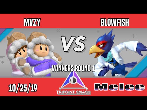 Tripoint Smash 83 - Winners Round 1 - MVZY(Ice Climbers) Vs. Blowfish(Falco)