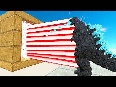 LASER TUNNEL VS MONSTERS - Animal Revolt Battle Simulator