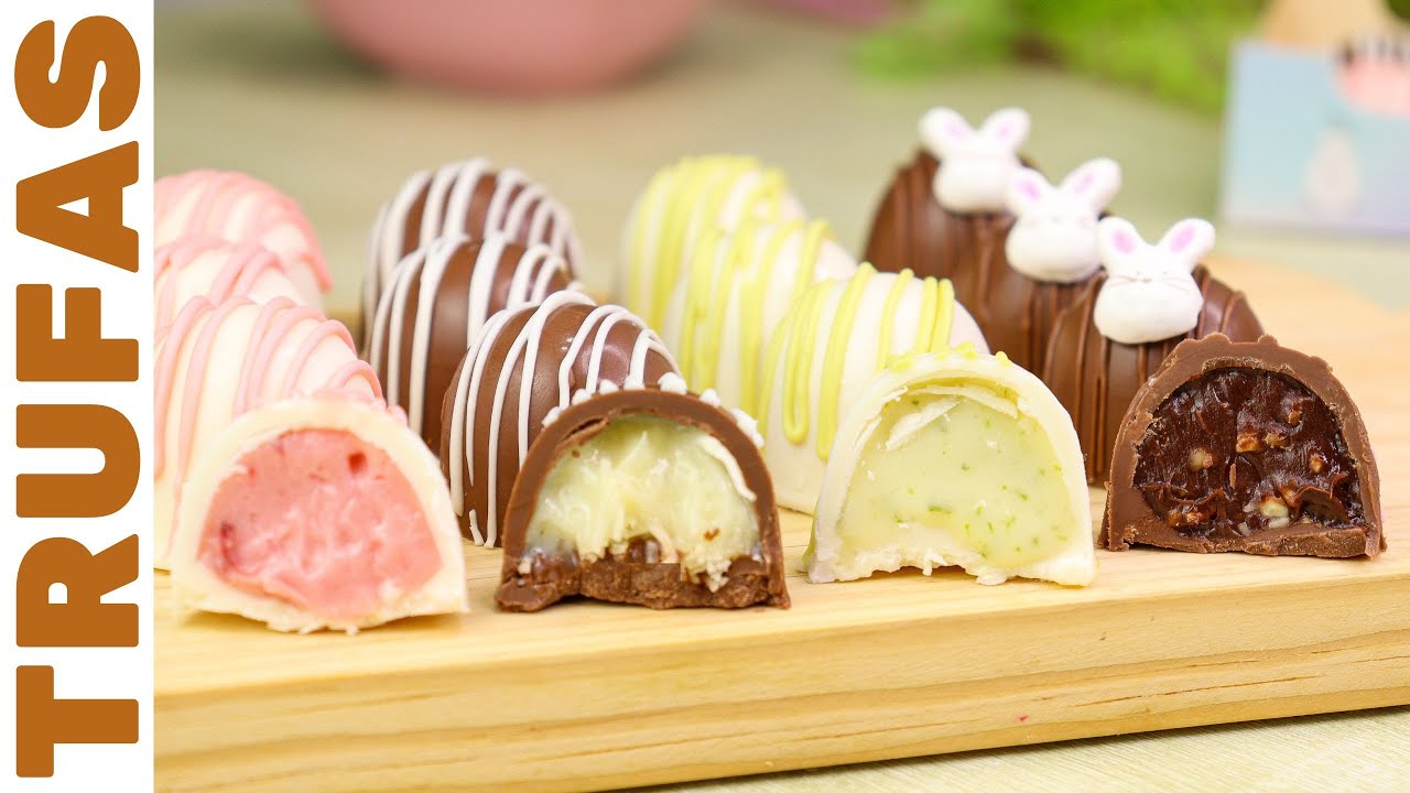 OS 4 SABORES DE TRUFAS MAIS VENDIDOS NA PÁSCOA! | Sem fogão, sem batedeira!