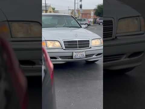 2000 Mercedes C280 He’s A Happy boy!  He just bought his first car.